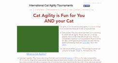 Desktop Screenshot of catagility.com